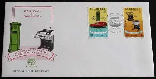 GUERNSEY 1979 Mi-Nr. 189/90 CEPT FDC