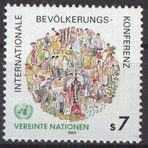 UNO WIEN 1984 Mi-Nr. 38 ** MNH