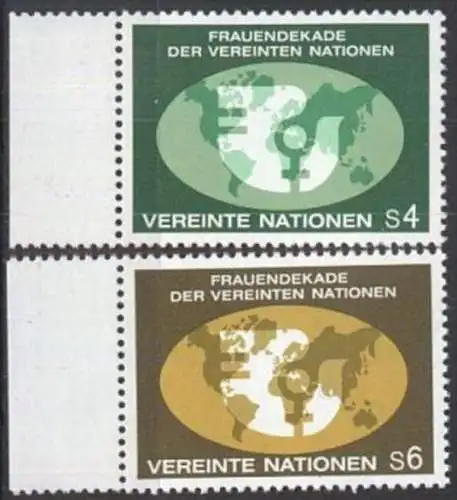 UNO WIEN 1980 Mi-Nr. 9/10 ** MNH