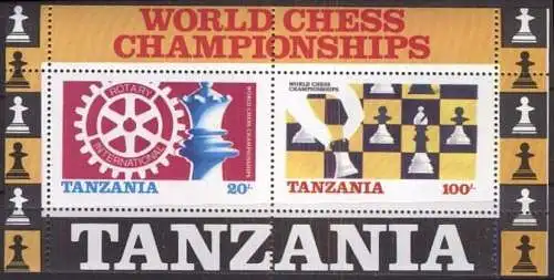 TANZANIA 1986 Mi-Nr. Block 54 ** MNH