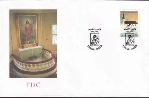 ALAND 1990 Mi-Nr. 43  FDC