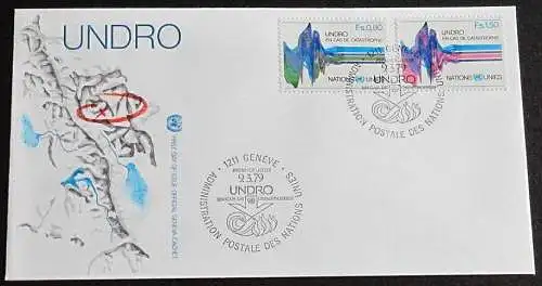 UNO GENF 1979 Mi-Nr. 81/82 FDC