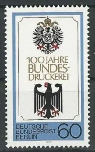 BERLIN 1979 Mi-Nr. 598 ** MNH