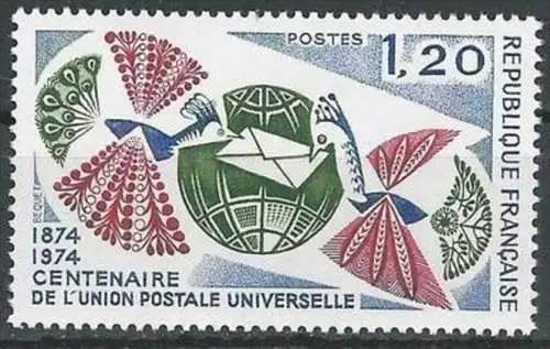 FRANKREICH 1974 Mi-Nr. 1887 ** MNH