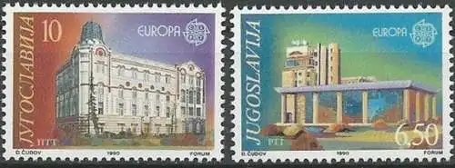 JUGOSLAWIEN 1990 Mi-Nr. 2414/15 ** MNH - CEPT