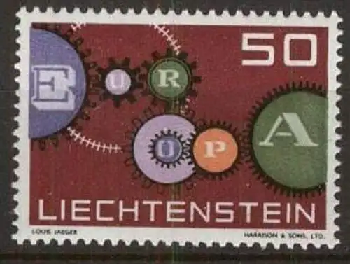 LIECHTENSTEIN 1961 Mi-Nr. 414 ** MNH - CEPT