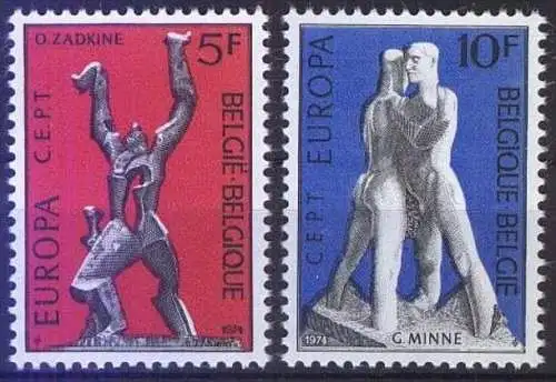 BELGIEN 1974 Mi-Nr. 1766/67 **  MNH - CEPT