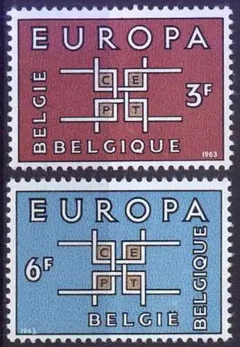 BELGIEN 1963 Mi-Nr. 1320/21 ** MNH - CEPT