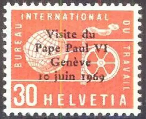 SCHWEIZ 1969 Mi-Nr. BIT 103 ** MNH