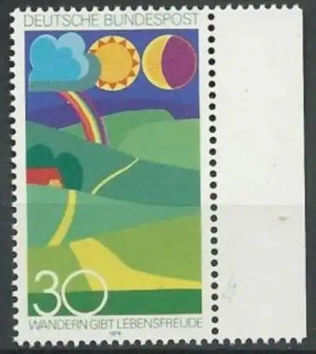 DEUTSCHLAND 1974 Mi-Nr. 808 ** MNH