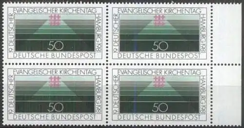 DEUTSCHLAND 1981 Mi-Nr. 1098 Viererblock ** MNH