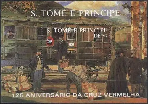 S. TOME E PRINCIPE 1988 Mi-Nr. Block 183 o used - aus Abo