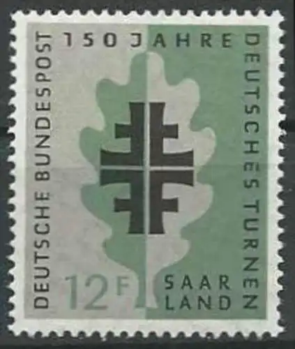 SAARLAND 1958 MI-Nr. 437 ** MNH