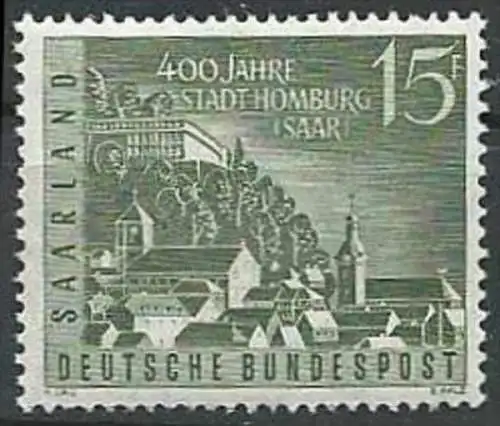 SAARLAND 1958 Mi-Nr. 436 ** MNH