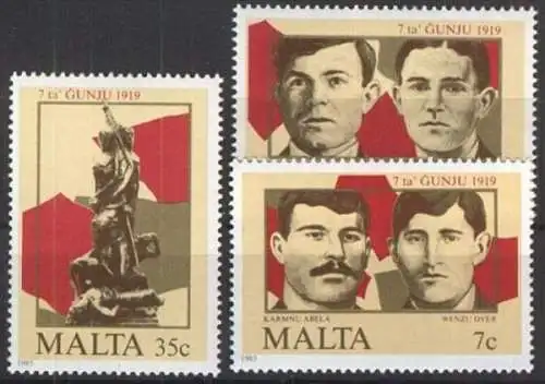 MALTA 1985 Mi-Nr. 728/30 ** MNH