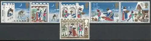 GROSSBRITANNIEN 1973 Mi-Nr. 639/44 ** MNH