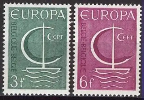 BELGIEN 1966 Mi-Nr. 1446/47 **MNH - CEPT