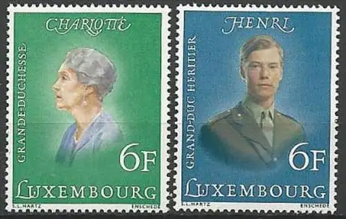 LUXEMBURG 1976 Mi-Nr. 922/23 ** MNH