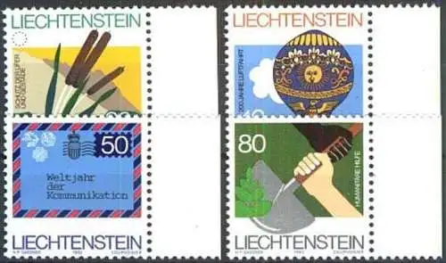 LIECHTENSTEIN 1983 Mi-Nr. 824/27 ** MNH