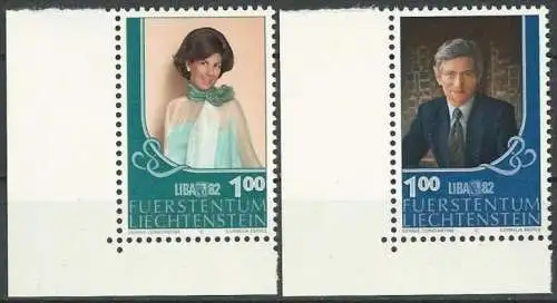 LIECHTENSTEIN 1982 Mi-Nr. 797/98 ** MNH