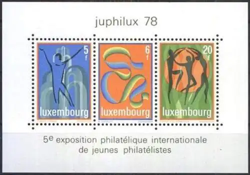 LUXEMBURG 1978 Mi-Nr. Block 12 ** MNH