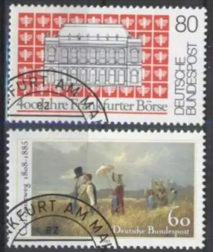 DEUTSCHLAND 1985 Mi-Nr. 1257, 1258 o used - aus Abo