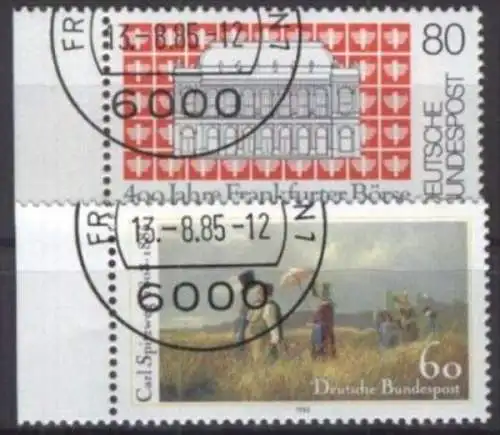 DEUTSCHLAND 1985 Mi-Nr. 1257, 1258 o used - aus Abo