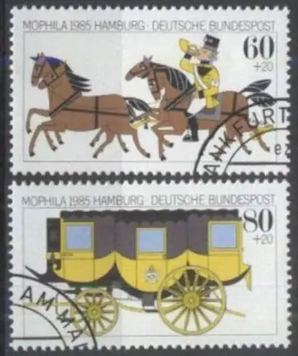 DEUTSCHLAND 1985 Mi-Nr. 1255/56 o used - aus Abo