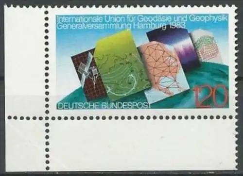 DEUTSCHLAND 1983 Mi-Nr. 1187 Eckrand ** MNH