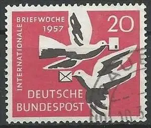 DEUTSCHLAND 1957 Mi-Nr. 276 o used