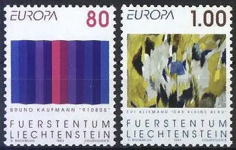 LIECHTENSTEIN 1993 Mi-Nr. 1054/55 ** MNH