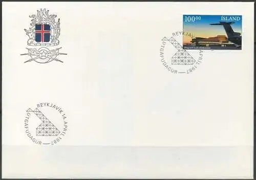 ISLAND 1987 Mi-Nr. 664 FDC