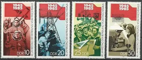 DDR 1985 Mi-Nr. 2941/44 ** MNH