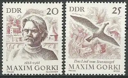 DDR 1968 Mi-Nr. 1351/52 ** MNH