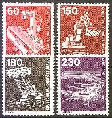 BERLIN 1978 Mi-Nr. 582/86 ** MNH