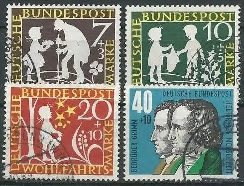 DEUTSCHLAND 1959 Mi-Nr. 322/25 o used