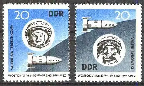 DDR 1963 Mi-Nr. 970/71 ** MNH