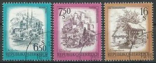 ÖSTERREICH 1977 Mi-Nr. 1549/51 o used