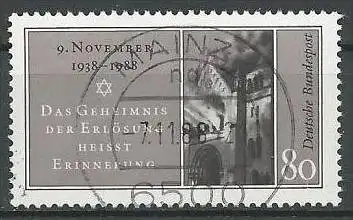 DEUTSCHLAND 1988 Mi-Nr. 1389 o used