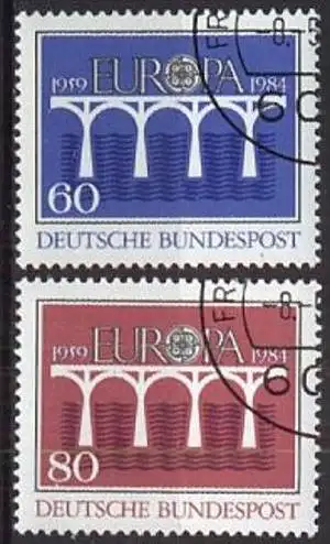 DEUTSCHLAND 1984 Mi-Nr. 1210/11 o used - aus Abo