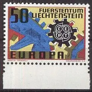 LIECHTENSTEIN 1967 Mi-Nr. 474 ** MNH