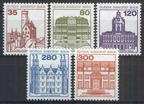 BERLIN 1982 Mi-Nr. 673/77 ** MNH