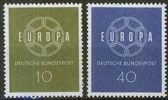 DEUTSCHLAND 1959 Mi-Nr. 320/21 ** MNH