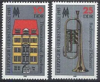 DDR 1985 Mi-Nr. 2963/64 ** MNH