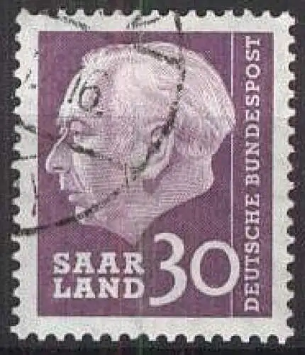 SAARLAND 1957 Mi-Nr. 391 o used