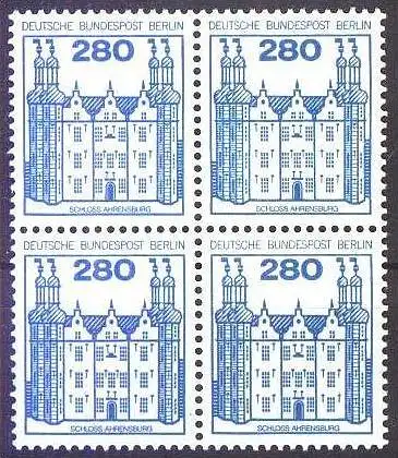 BERLIN 1982 Mi-Nr. 676 Viererblock ** MNH