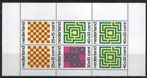 NIEDERLANDE 1973 Mi-Nr. Block 12 ** MNH