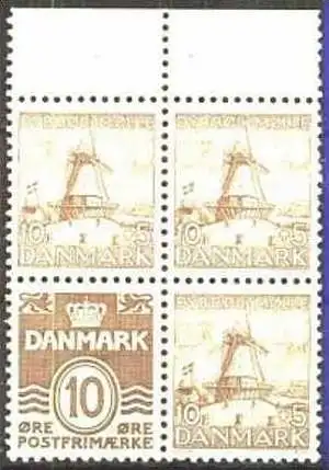 DÄNEMARK 1937 Mi-Nr. HBL 11 Dybbol Mühle ** MNH