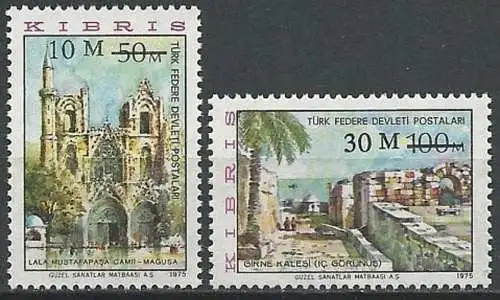 TÜRK. ZYPERN 1976 Mi-Nr. 25/26 ** MNH