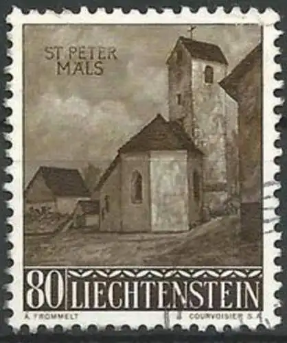 LIECHTENSTEIN 1958 Mi-Nr. 376 o used